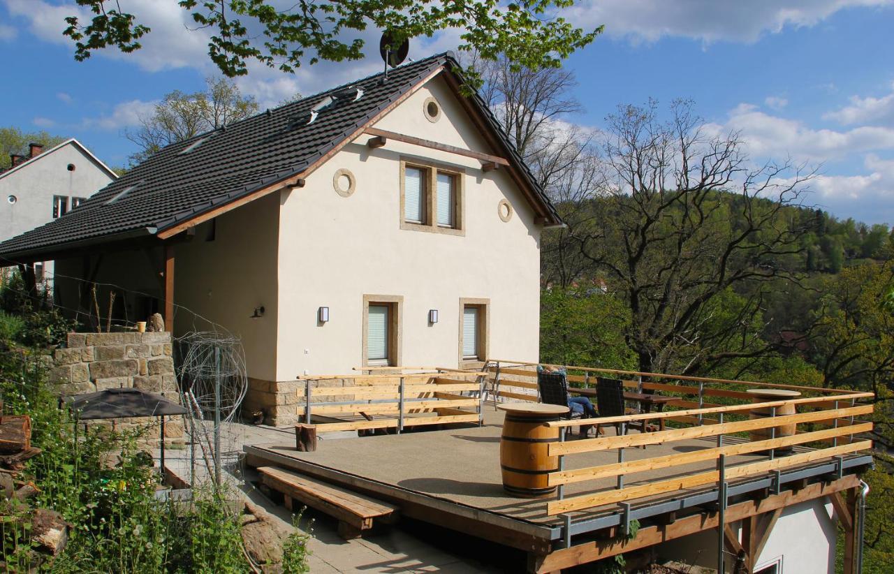 Luxusboofe - Ferienhaus Am Lilienstein Кёнигштайн-ан-дер-Эльбе Экстерьер фото